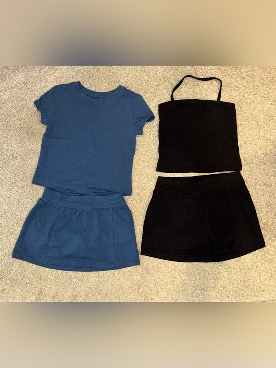 art class Other - art class Navy Blue Ribbed Tank Top and Short Sleeve Sets